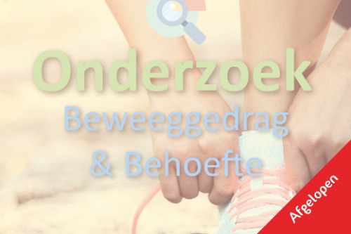 Onderzoek Beweeggedrag en Behoefte