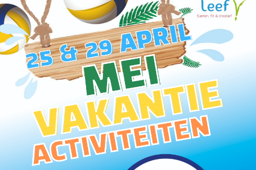 Afbeelding met als titel meivakantie activiteit