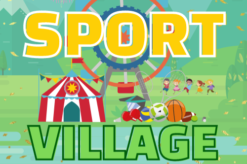 Een afbeelding met als titel: Sport Village