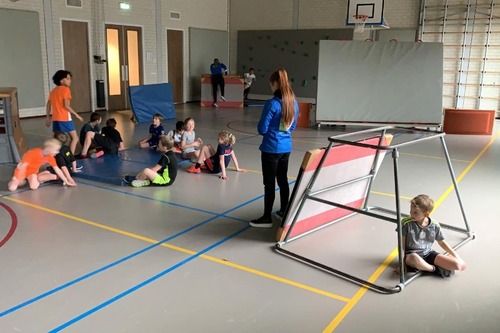 Bunker trefbal tijdens de woensdagmiddag activiteit!