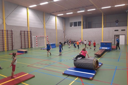 Sportende kinderen