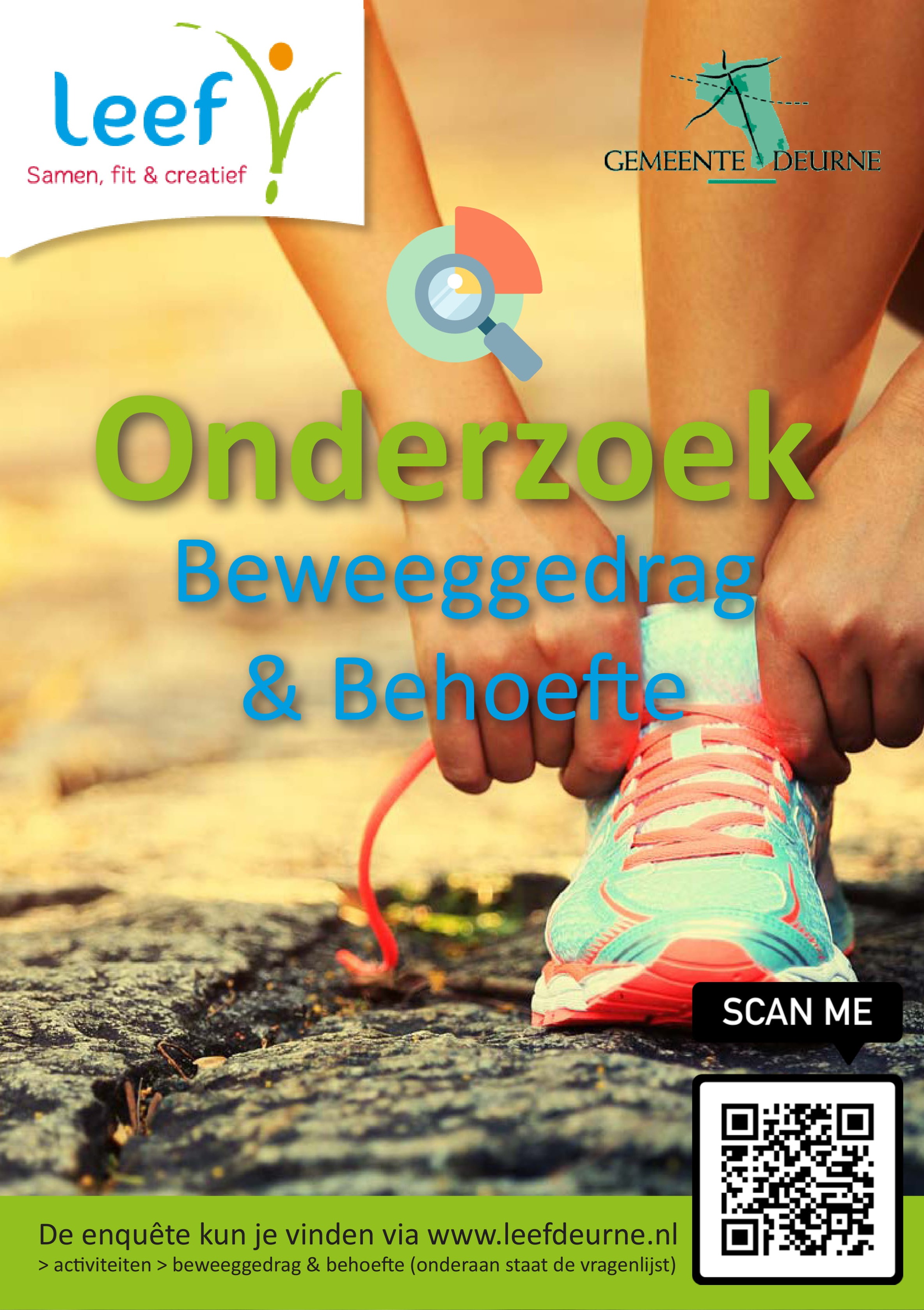 Download het PDF-document 'Flyer onderzoek Beweeggedrag en Behoefte'