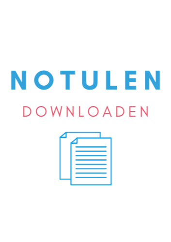 Een concept van een notulen die gebruikt kan worden door sportverengingen