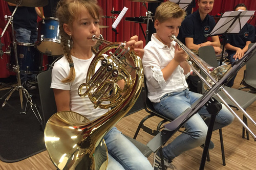 hoorn en trombone